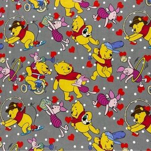 Winnie the Pooh and Piglet Fabric 2 metres
